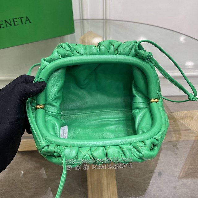 Bottega veneta高端女包 98061 寶緹嘉升級版小號編織雲朵包 BV經典款純手工編織羔羊皮女包  gxz1254